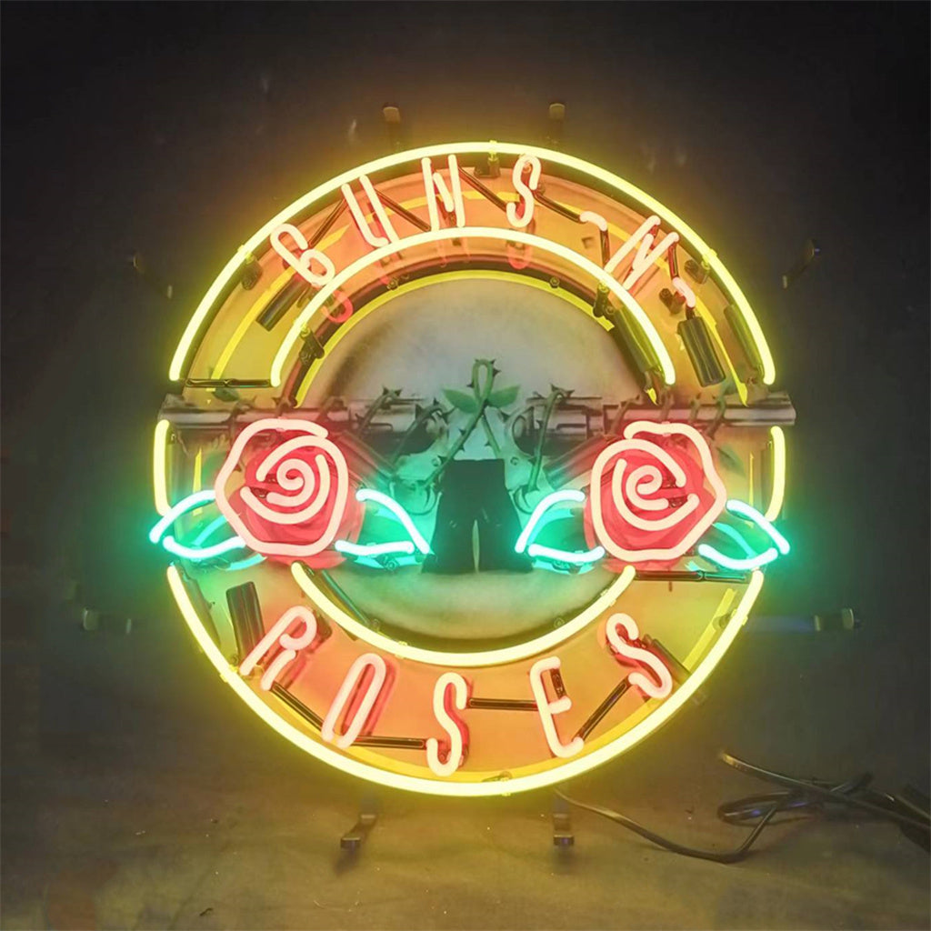 Guns N Roses Team Logo Neon Signs Light - MEX351-  DRIVEN - 1