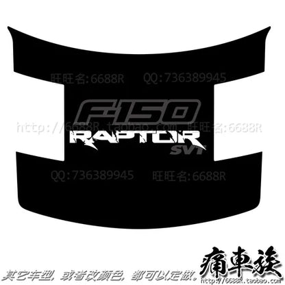 Hood Front Cover Decoration Vinyl Decal for Ford F-150 Raptor | KK Film Sticker - 200000182:193#B-200000182:29#C-200000182:771#A-  DRIVEN - 5