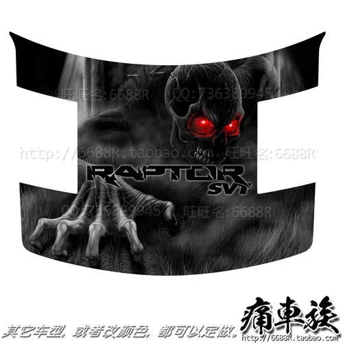 Hood Front Cover Decoration Vinyl Decal for Ford F-150 Raptor | KK Film Sticker - 200000182:193#B-200000182:29#C-200000182:771#A-  DRIVEN - 7