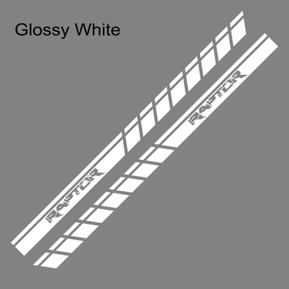Door Side Body Stripe Decal for Ford F-150 Raptor | Vinyl Film Truck Graphic - 200000182:10#Glossy Red-200000182:691#Glossy Gray-200000182:366#Glossy Yellow-200000182:350852#Glossy Orange-200000182:350850#Matt Gold-  DRIVEN - 18