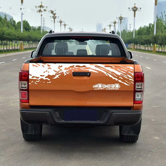Trunk Tailgate Custom Graphic Decal for Ford Ranger | Vinyl Truck Sticker - 200000182:350852#Black-  DRIVEN - 2