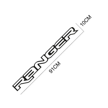 Front Windshield Logo Graphic Decal for Ford Ranger | Custom Vinyl Film Truck Cover - 200000182:1052#Colorful Laser-200000182:350850#Matt Black-200000182:173#Matt Gold-200000182:496#Matt Silver-200000182:366#Glossy Yellow-  DRIVEN - 6