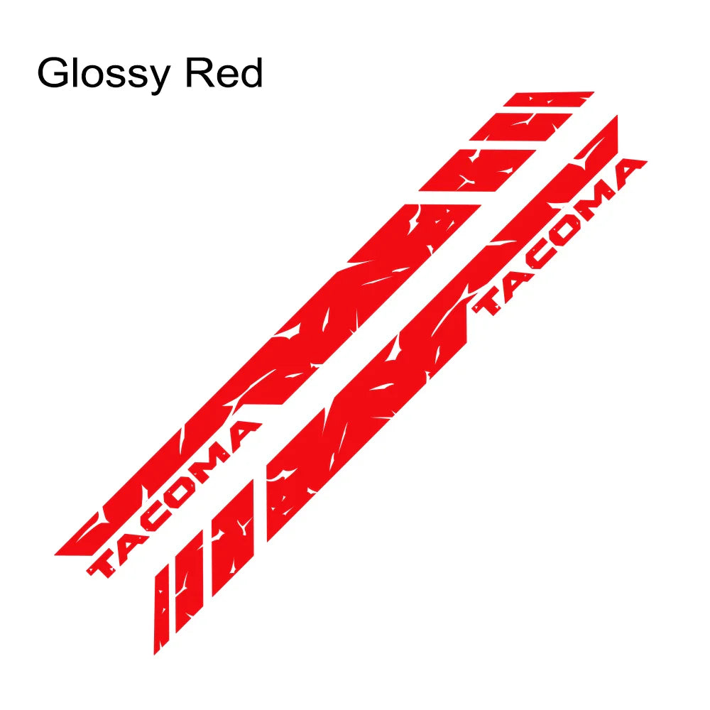 Door Side Skirt Stripe Decal for Toyota Tacoma | Custom Pickup Vinyl Graphic - 200000182:10#Glossy Red-200000182:771#Carbon Fiber-200000182:691#Glossy Gray-200000182:350853#Matt Silver-200000182:29#Glossy White-  DRIVEN - 13