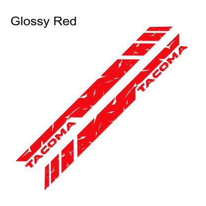 Door Side Skirt Stripe Decal for Toyota Tacoma | Custom Pickup Vinyl Graphic - 200000182:10#Glossy Red-200000182:771#Carbon Fiber-200000182:691#Glossy Gray-200000182:350853#Matt Silver-200000182:29#Glossy White-  DRIVEN - 13