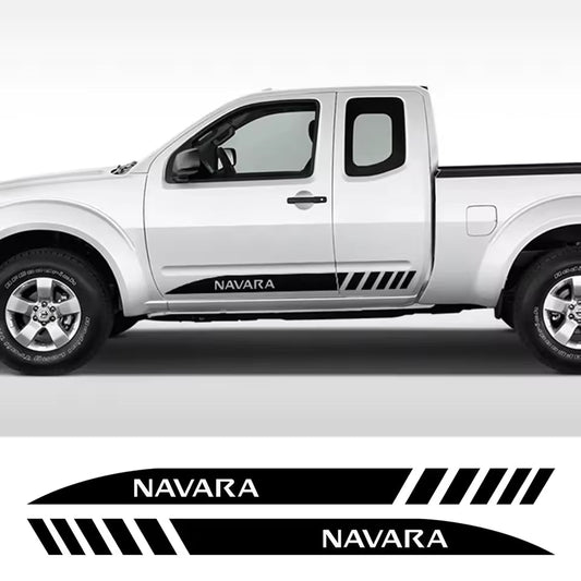 2PCS 45" Car Door Side Stickers For Nissan Navara NP300 D40 D23 Nismo JDM Auto Stripes Decor Vinyl Decals - sku-50817761247364-sku-50817761280132-  DRIVEN - 1