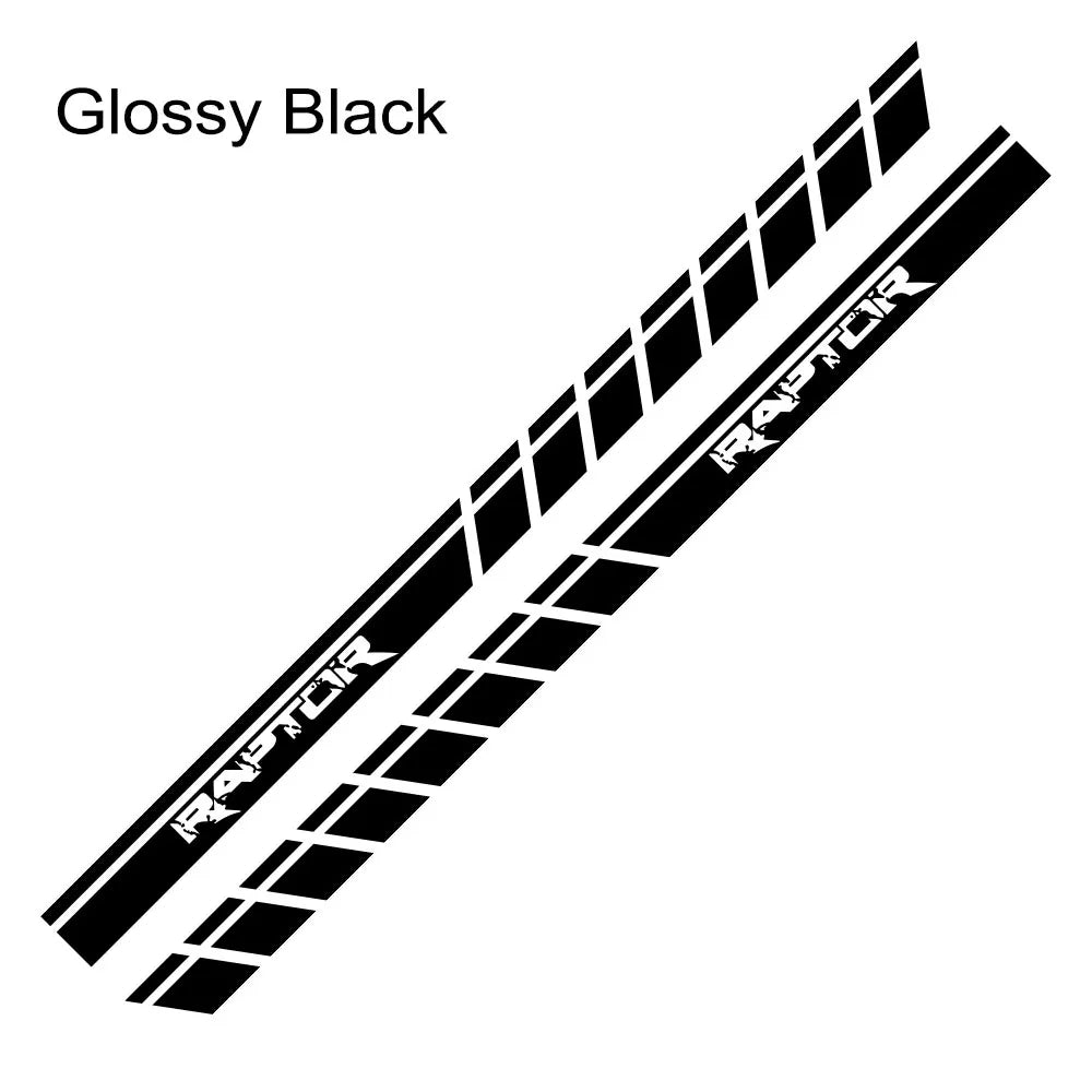Door Side Body Stripe Decal for Ford F-150 Raptor | Vinyl Film Truck Graphic - 200000182:10#Glossy Red-200000182:691#Glossy Gray-200000182:366#Glossy Yellow-200000182:350852#Glossy Orange-200000182:350850#Matt Gold-  DRIVEN - 12