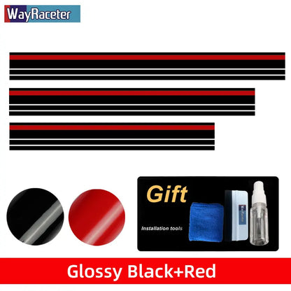 Hood, Roof & Trunk Body Stripe Decal | Engine Cover Bonnet Vinyl Graphic Kit - 200000182:366#Only Hood 3-200000182:350852#Only Hood 2-200000182:10#Only Hood 1-200000182:691#Hood Roof Tail 3-200000182:29#Hood Roof Tail 2-  DRIVEN - 11