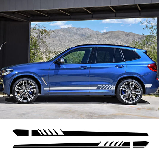 Side Stripe Body Decal for BMW X5 / X3 / X6 / X1 / X2 / X4 / X7 / M2 / M3 / M4 / M5 | Full Lineup Vinyl - 200000182:200013901#Matt Sliver;355:203282824#X2-  DRIVEN - 1