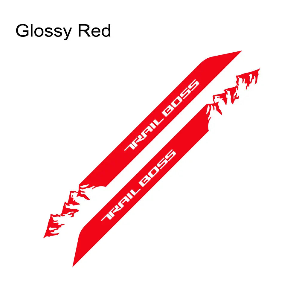Hood & Side Graphic Decal for Chevrolet Silverado Trail Boss | Vinyl Truck Sticker - 200000182:10#Glossy Red-200000182:691#Glossy Gray-200000182:350852#Glossy Orange-200000182:350853#Carbon Fiber-200000182:350850#Matt Black-  DRIVEN - 11