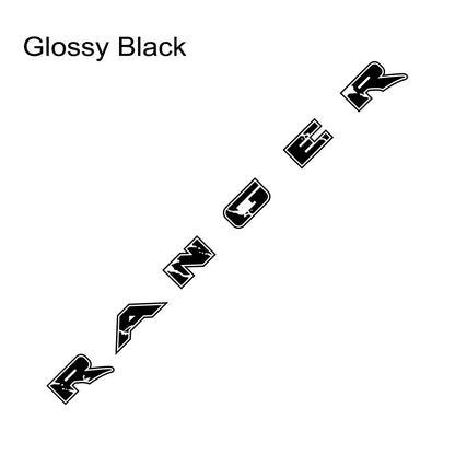 Tailgate Letter & Rear Tail Graphic Decal for Ford Ranger | Custom Vinyl Truck Sticker - 200000182:29#Glossy White-200000182:366#Glossy Yellow-200000182:691#Glossy Gray-200000182:10#Glossy Red-200000182:193#Glossy Black-  DRIVEN - 8