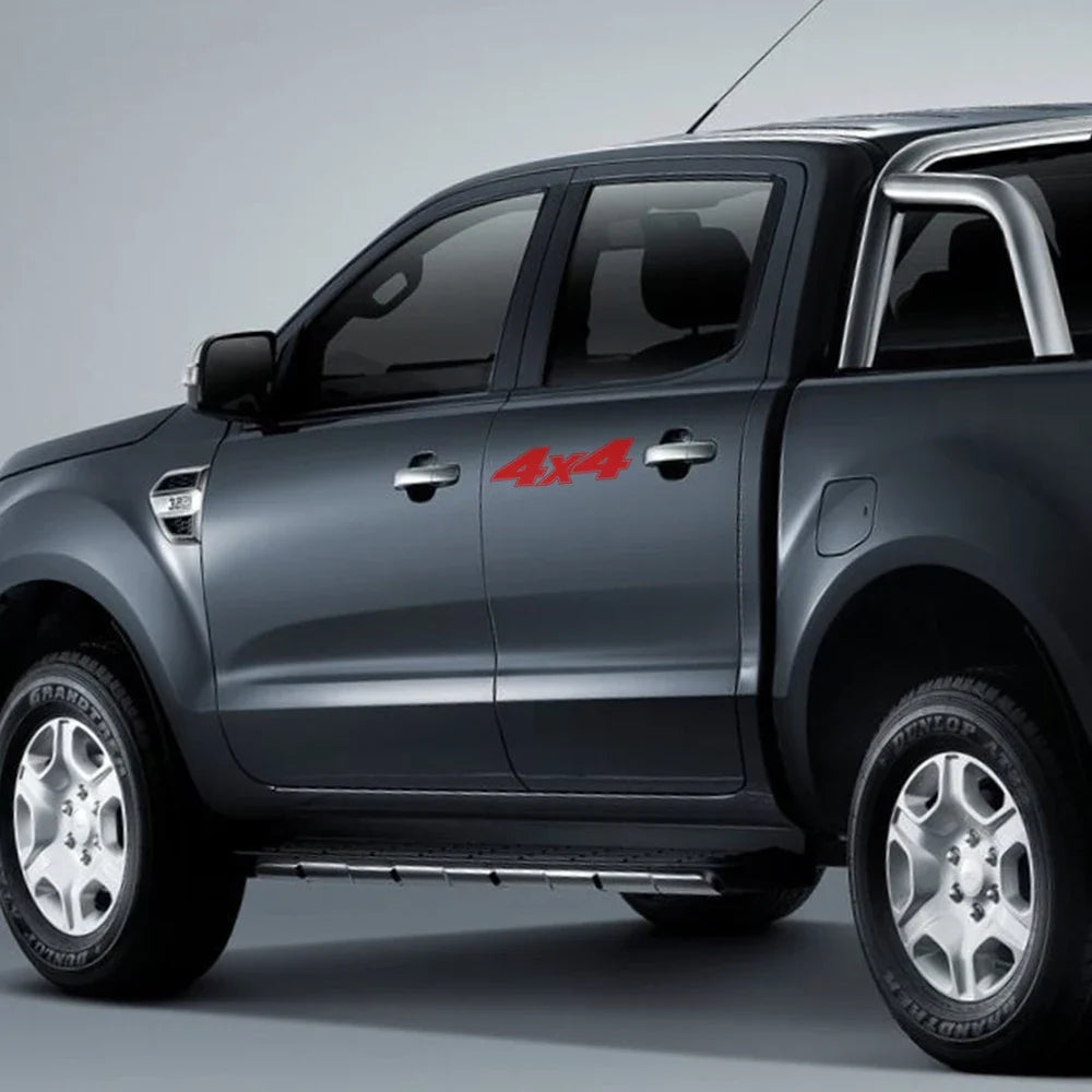 4x4 Door Side & Tailgate Decal for Nissan Navara | 2-Piece Pickup Vinyl Film Cover - 200000182:193#Glossy Black-200000182:29#Glossy White-200000182:691#Glossy Gray-200000182:10#Glossy Red-200000182:350852#Glossy Orange-  DRIVEN - 3