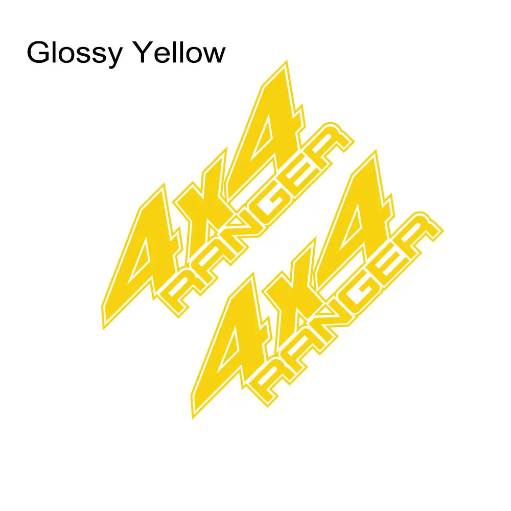 4x4 Rear Bed Side Decal for Ford Ranger Raptor | Pickup Truck Vinyl Graphic - 200000182:350850#Matt Gold-200000182:173#Glossy Blue-200000182:366#Glossy Yellow-200000182:350852#Glossy Orange-200000182:10#Glossy Red-  DRIVEN - 8