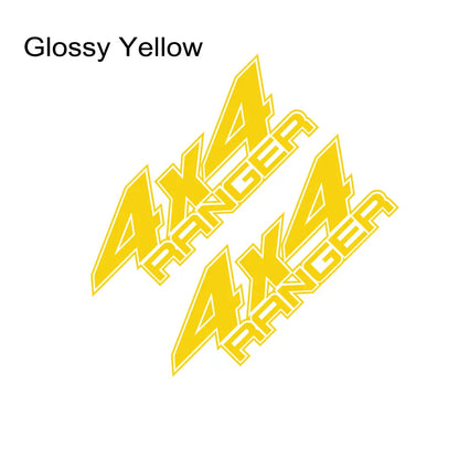 4x4 Rear Bed Side Decal for Ford Ranger Raptor | Pickup Truck Vinyl Graphic - 200000182:350850#Matt Gold-200000182:173#Glossy Blue-200000182:366#Glossy Yellow-200000182:350852#Glossy Orange-200000182:10#Glossy Red-  DRIVEN - 8