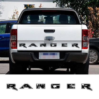 Tailgate Letter & Rear Tail Graphic Decal for Ford Ranger | Custom Vinyl Truck Sticker - 200000182:29#Glossy White-200000182:366#Glossy Yellow-200000182:691#Glossy Gray-200000182:10#Glossy Red-200000182:193#Glossy Black-  DRIVEN - 2