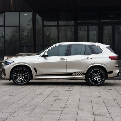 Side Stripe Body Decal for BMW X5 / X3 / X6 / X1 / X2 / X4 / X7 / M2 / M3 / M4 / M5 | Full Lineup Vinyl - 200000182:200013901#Matt Sliver;355:203282824#X2-200000182:200013901#Matt Sliver;355:203282825#X3-200000182:350850#Matt Gold;355:203282817#M4-200000182:200013901#Matt Sliver;355:203282823#X1-200000182:200013901#Matt Sliver;355:203282819#X6-  DRIVEN - 2