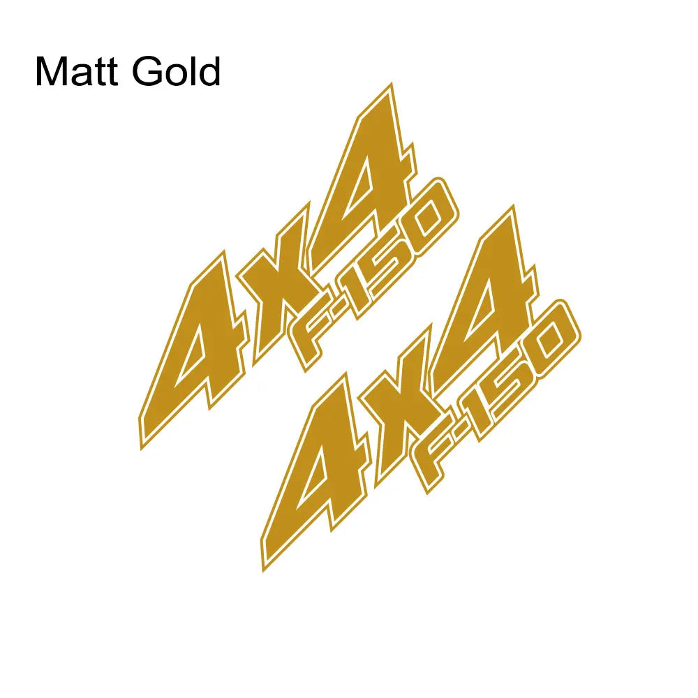 4x4 Rear Bed Side Decal for Ford F-150 Raptor / XLT | Pickup Truck Vinyl Graphic - 200000182:350852#Glossy Orange-200000182:350850#Matt Gold-200000182:173#Glossy Blue-200000182:200006152#Colorful Laser-200000182:366#Glossy Yellow-  DRIVEN - 7