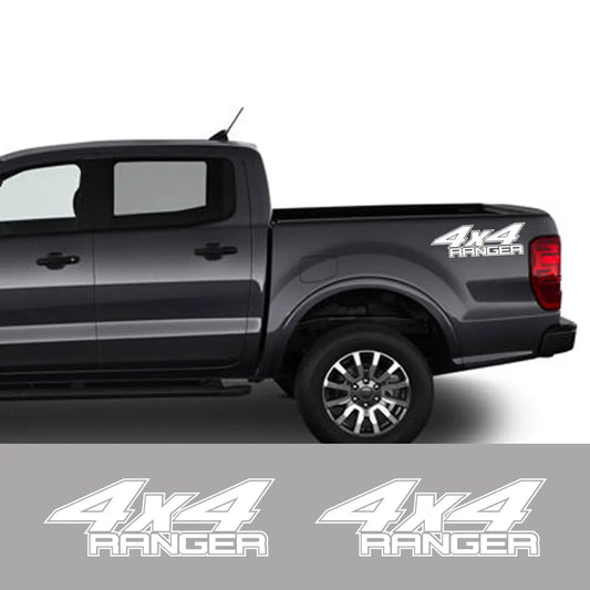 4x4 Rear Bed Side Decal for Ford Ranger Raptor | Pickup Truck Vinyl Graphic - 200000182:350850#Matt Gold-  DRIVEN - 1