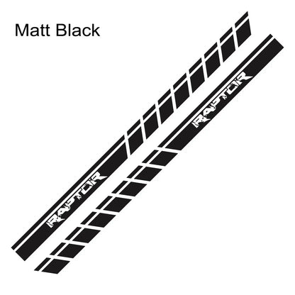 Door Side Body Stripe Decal for Ford F-150 Raptor | Vinyl Film Truck Graphic - 200000182:10#Glossy Red-200000182:691#Glossy Gray-200000182:366#Glossy Yellow-200000182:350852#Glossy Orange-200000182:350850#Matt Gold-  DRIVEN - 17