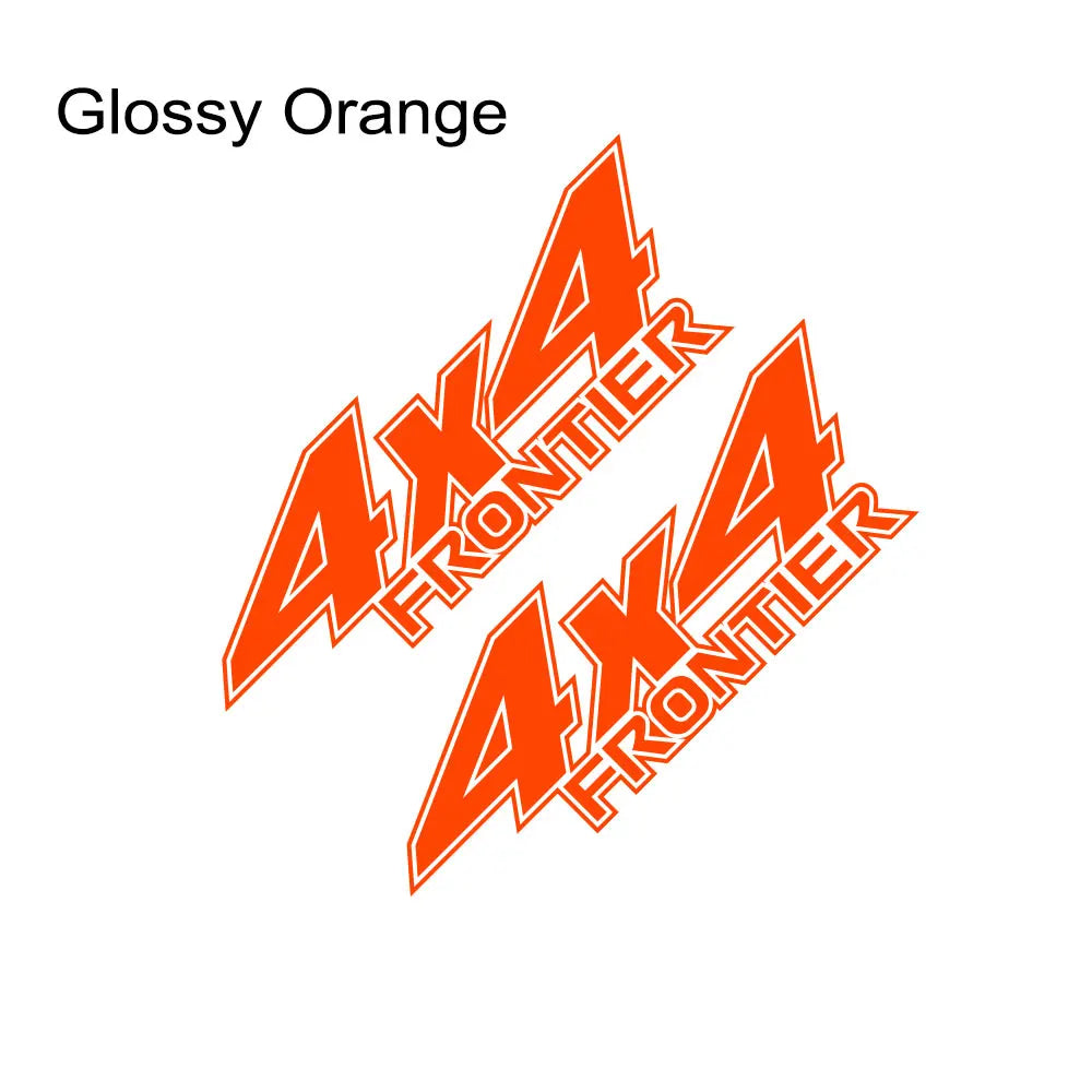 4x4 Rear Bed Side Decal for Nissan Frontier NP300 | Vinyl Truck Graphic Sticker - 200000182:350852#Glossy Orange-200000182:10#Glossy Red-200000182:173#Glossy Blue-200000182:366#Glossy Yellow-200000182:350853#Matt Silver-  DRIVEN - 18