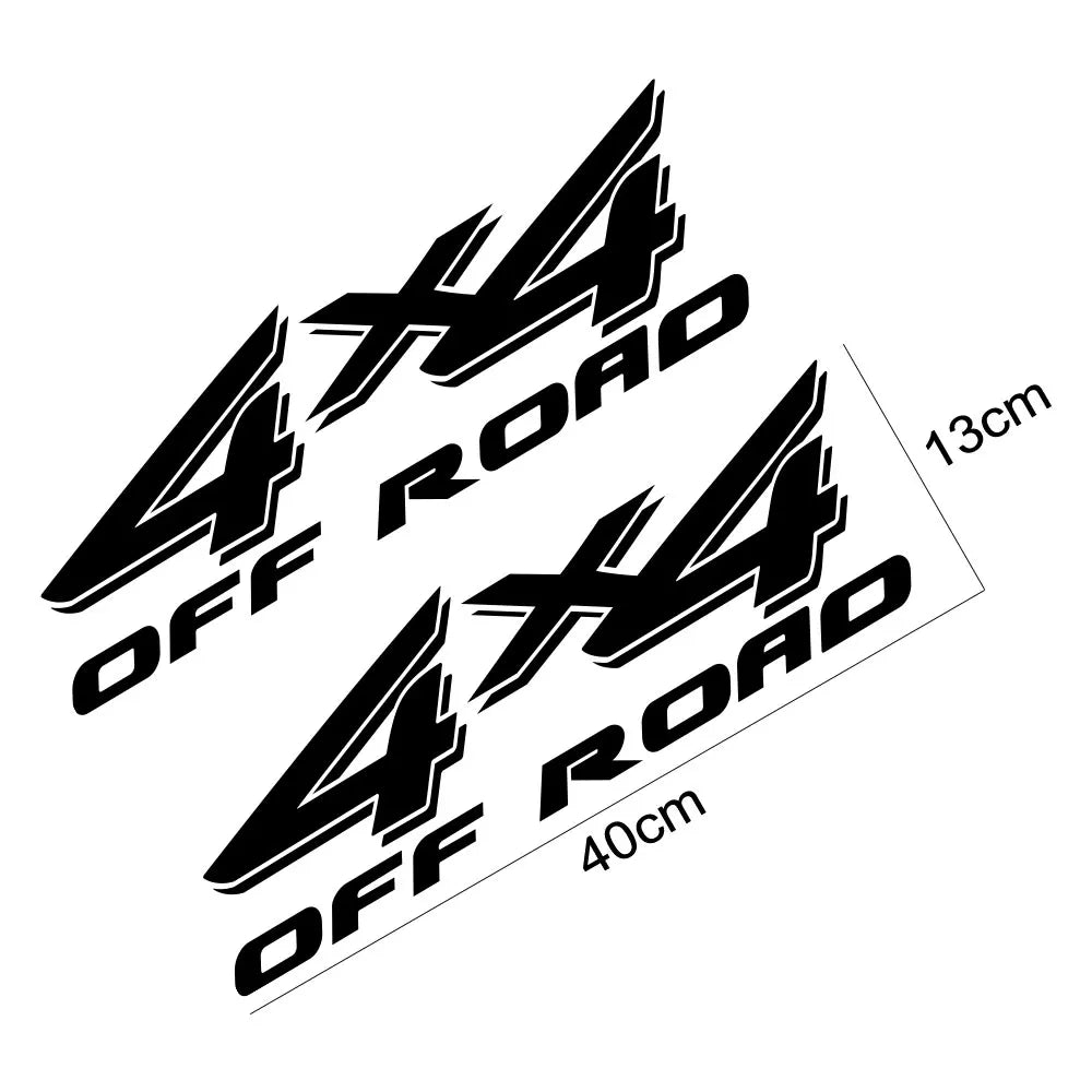 4x4 Off-Road Rear Trunk Side Decal for Ford F-Series F-150 / F-250 / F-350 | Vinyl Truck Body Sticker - 200000182:175#Glossy Blue-200000182:173#Matt Gold-200000182:496#Matt Silver-200000182:1052#Colorful Laser-200000182:691#Glossy Gray-  DRIVEN - 6