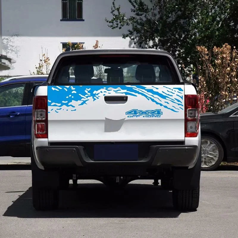 Trunk Tailgate Custom Graphic Decal for Ford Ranger | Vinyl Truck Sticker - 200000182:350852#Black-200000182:691#Rose red-200000182:10#Blue-200000182:193#White-200000182:29#Red-  DRIVEN - 3