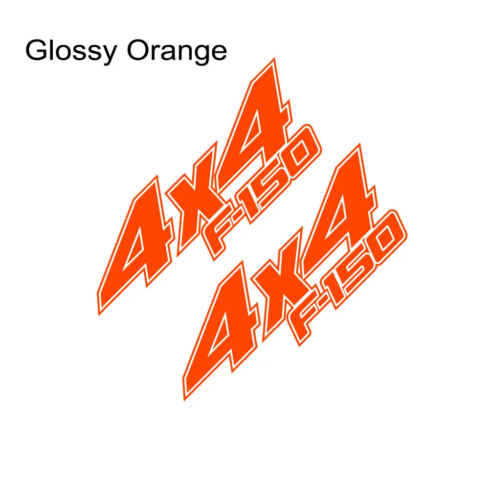 4x4 Rear Bed Side Decal for Ford F-150 Raptor / XLT | Pickup Truck Vinyl Graphic - 200000182:350852#Glossy Orange-200000182:350850#Matt Gold-200000182:173#Glossy Blue-200000182:200006152#Colorful Laser-200000182:366#Glossy Yellow-  DRIVEN - 18
