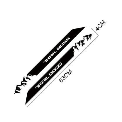 Hood & Side Graphic Decal for Chevrolet Silverado Trail Boss | Vinyl Truck Sticker - 200000182:10#Glossy Red-200000182:691#Glossy Gray-200000182:350852#Glossy Orange-200000182:350853#Carbon Fiber-200000182:350850#Matt Black-  DRIVEN - 5