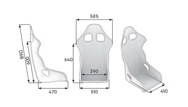 OMP | Racing Seat | TRS FIA 8855-1999 - HA0-0741-B01-061-HA0-0741-B01-071-HA0-0741-B01-041-  DRIVEN - 4