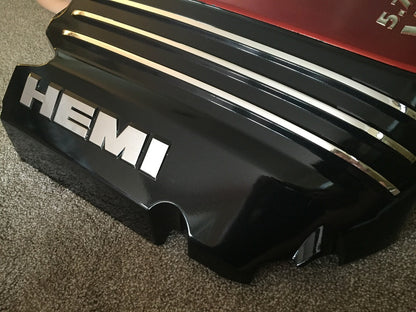 HEMI Lettering Engine Cover Decals - 05-23 300C 5.7L - 300C:EC-HEMI-01-300C:EC-HEMI-02-300C:EC-HEMI-03-300C:EC-HEMI-04-300C:EC-HEMI-05-  DRIVEN - 11