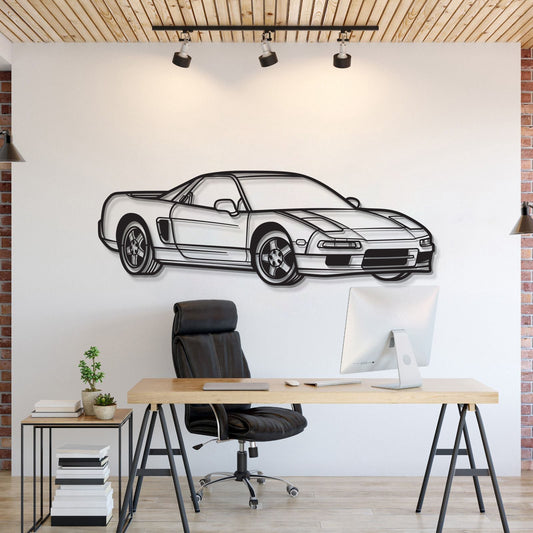 NSX Perspective Metal Car Wall Art - MT1128 - MT1128B69L-MT1128B80L-MT1128B99L-MT1128B115L-MT1128B140L-  DRIVEN - 1