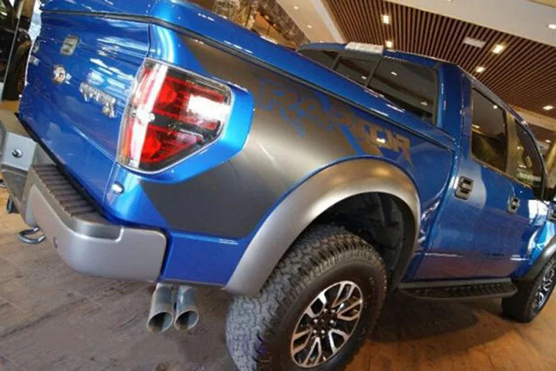 Matte Black SVT Body, Trunk & Tail Side Decal for Ford F-150 Raptor (2009–2014) | SVT Vinyl Graphics - <none>-  DRIVEN - 6