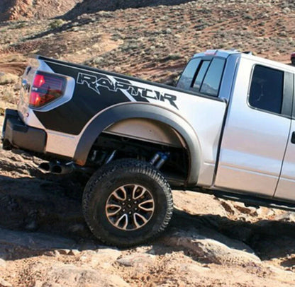 Matte Black SVT Body, Trunk & Tail Side Decal for Ford F-150 Raptor (2009–2014) | SVT Vinyl Graphics - <none>-  DRIVEN - 3