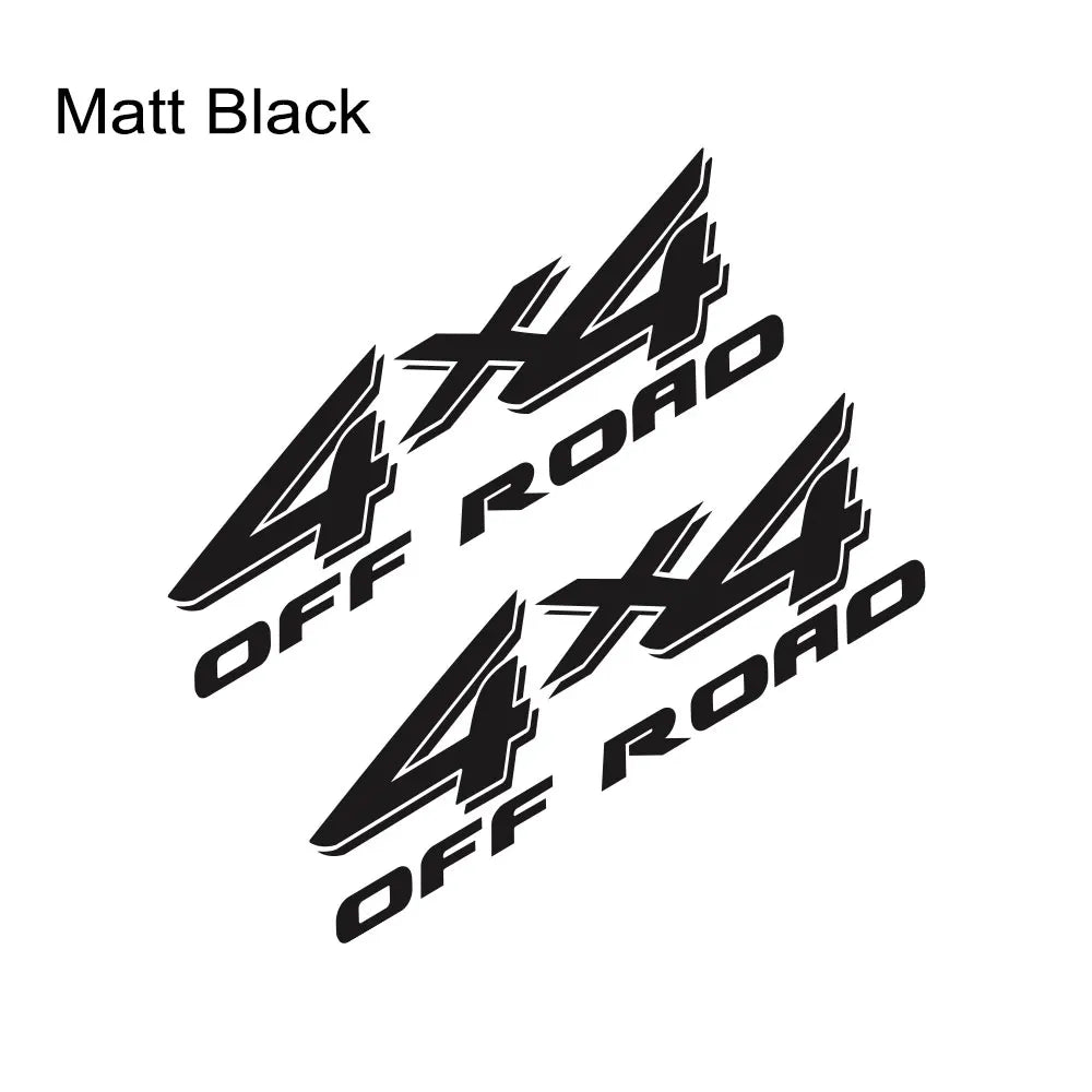 4x4 Off-Road Rear Trunk Side Decal for Ford F-Series F-150 / F-250 / F-350 | Vinyl Truck Body Sticker - 200000182:175#Glossy Blue-200000182:173#Matt Gold-200000182:496#Matt Silver-200000182:1052#Colorful Laser-200000182:691#Glossy Gray-  DRIVEN - 16