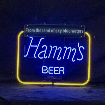 Hamm's Beer From the Land of Sky Blue Waters Neon Signs - MEX205-  DRIVEN - 2