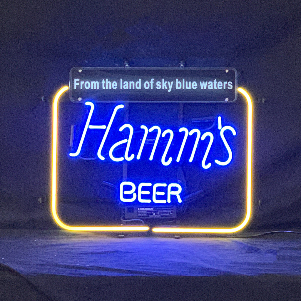 Hamm's Beer From the Land of Sky Blue Waters Neon Signs - MEX205-  DRIVEN - 1
