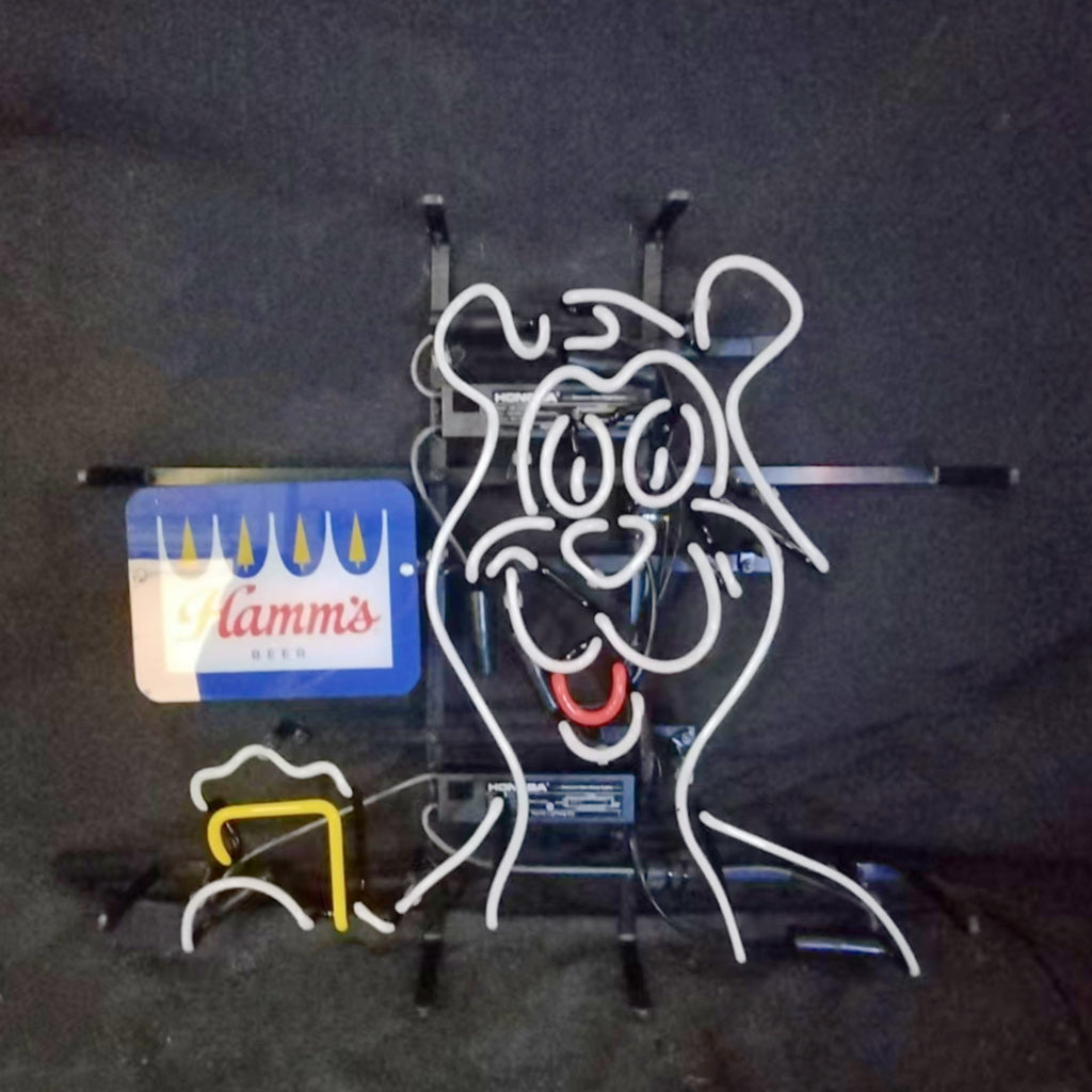Hamm's Beer Bear Neon Light Sign - MA076-  DRIVEN - 3