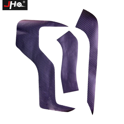 JHO Gradient Carbon Grain Headlight & Tail Lamp Decal for Pickup Trucks | Vinyl Trim - 200000182:496#Purple-200000182:193#Carbon Grain-  DRIVEN - 6