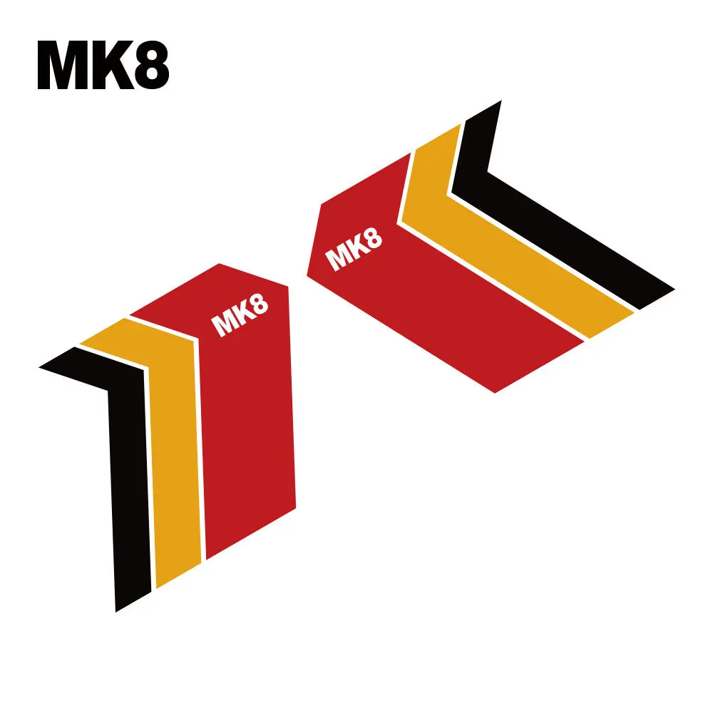 3-Color Fender Decal for Volkswagen VW Golf MK2–MK8 | Vinyl Film Trim Sticker - 200000182:350852#For MK6-200000182:29#For MK3-200000182:175#For MK8-200000182:10#For MK5-200000182:691#For MK4-  DRIVEN - 13