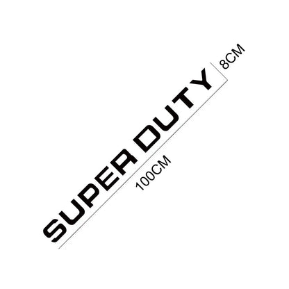 Front Windshield Logo Decal for Ford Super Duty F-250 / F-350 | Vinyl Truck Graphic Cover - 200000182:496#Matt Silver-200000182:1052#Colorful Laser-200000182:350850#Matt Black-200000182:350853#Carbon Fiber-200000182:193#Glossy Black-  DRIVEN - 6