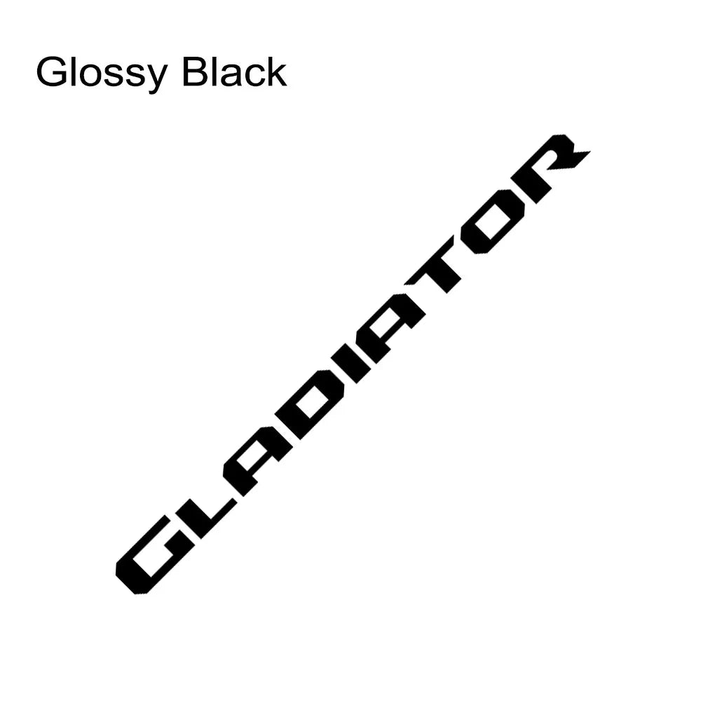 Jeep Gladiator Tailgate Vinyl Letter Decal – Rear Tail Graphic Sticker | 39" Wide | 12 Finishes - 200000182:193#Glossy Black-200000182:771#Carbon Fiber-200000182:200006152#Colorful Laser-200000182:200004890#Matt Black-200000182:350850#Matt Gold-  DRIVEN - 9