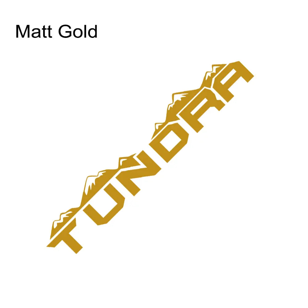 Mountain Tailgate & Rear Tail Decal for Toyota Tundra | Glossy Vinyl Truck Graphic - 200000182:350852#Glossy White-200000182:350850#Glossy Black-200000182:366#Matt Gold-200000182:193#Glossy Blue-200000182:173#Glossy Yellow-  DRIVEN - 10