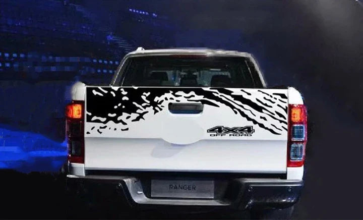 Trunk Tailgate Custom Graphic Decal for Ford Ranger | Vinyl Truck Sticker - 200000182:350852#Black-200000182:691#Rose red-200000182:10#Blue-200000182:193#White-200000182:29#Red-  DRIVEN - 7