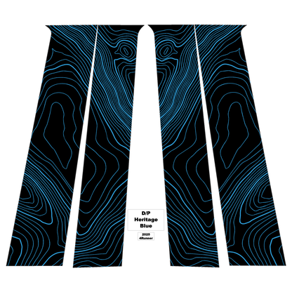 Topographic B Pillar Overlays - 2024+ Tacoma Double Cab / 2025+ 4Runner - 24TACOBPILLAR-ARG-24TACOBPILLAR-CBNG-24TACOBPILLAR-CG-24TACOBPILLAR-DS-24TACOBPILLAR-RR-  DRIVEN - 20