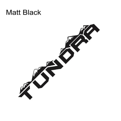 Mountain Tailgate & Rear Tail Decal for Toyota Tundra | Glossy Vinyl Truck Graphic - 200000182:350852#Glossy White-200000182:350850#Glossy Black-200000182:366#Matt Gold-200000182:193#Glossy Blue-200000182:173#Glossy Yellow-  DRIVEN - 18
