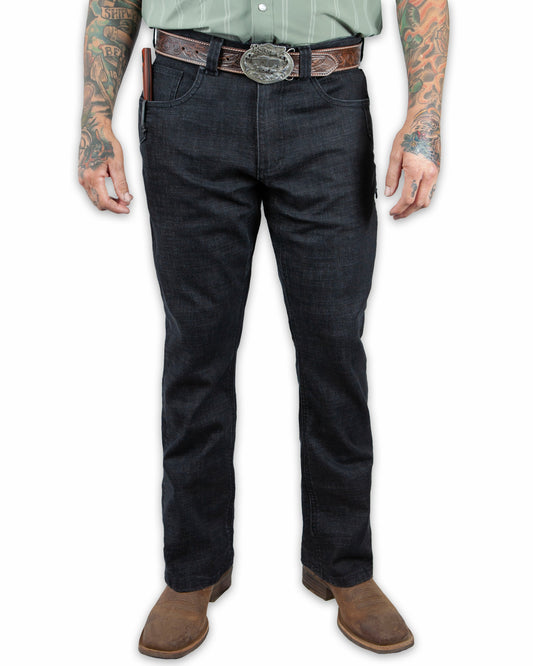 Hideout Denim Boot Cut - Black - OMWP425011BL01-OMWP425011BL02-OMWP425011BL03-OMWP425011BL04-OMWP425011BL05-  DRIVEN - 1