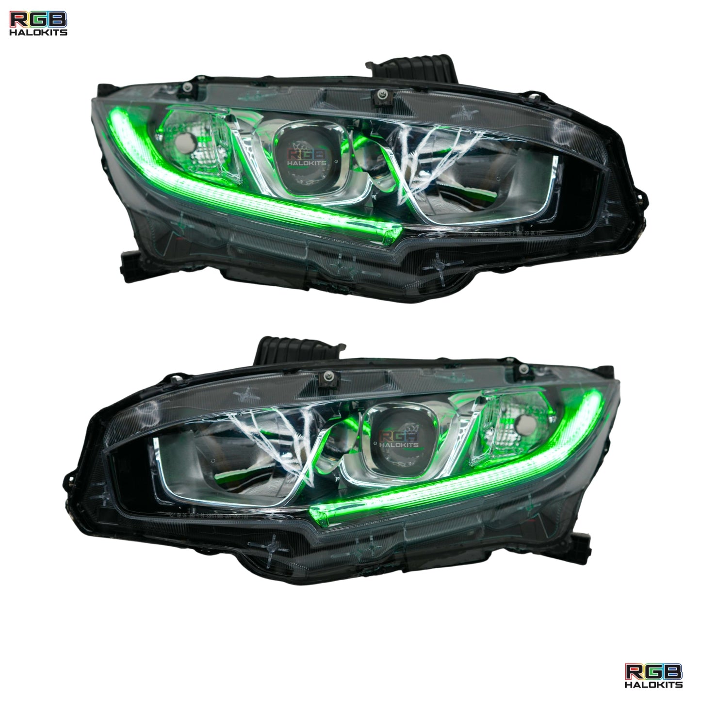 Honda Civic Multicolor Flow Series DRL Boards (2016-2021) - G5 | A20 | P2   - BX1-  DRIVEN - 5