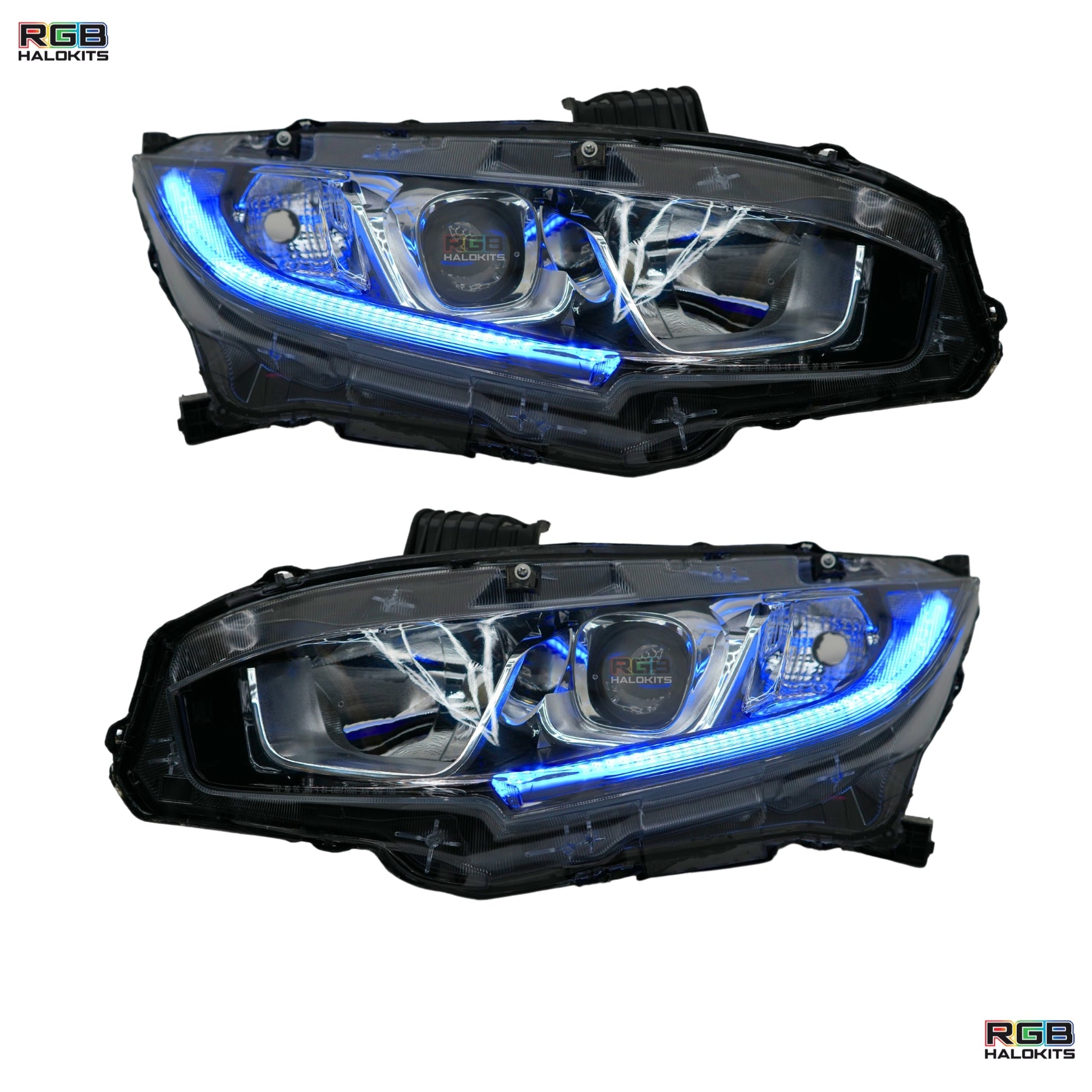 Honda Civic Multicolor Flow Series DRL Boards (2016-2021) - G5 | A20 | P2   - BX1-  DRIVEN - 6