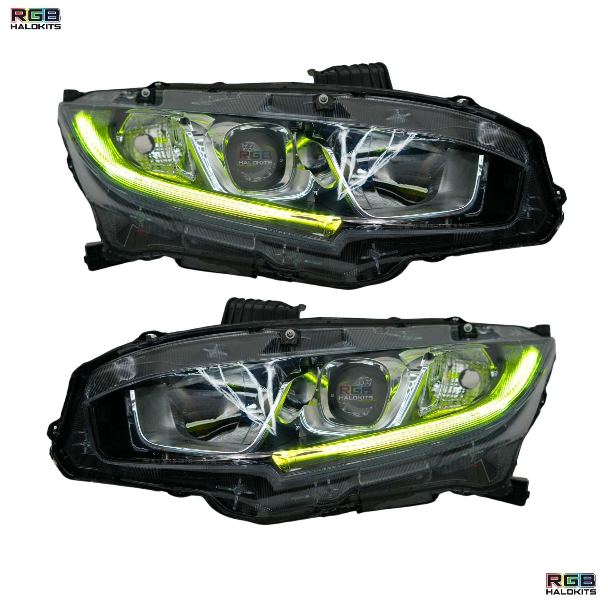 Honda Civic Multicolor Flow Series DRL Boards (2016-2021) - G5 | A20 | P2   - BX1-  DRIVEN - 8