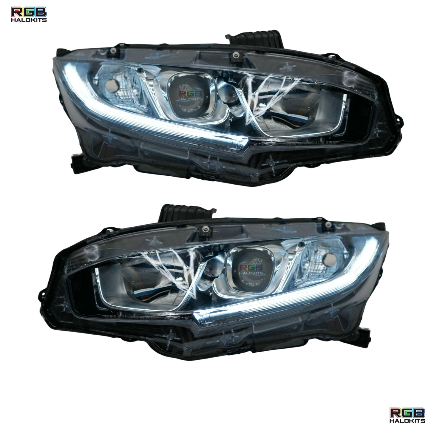 Honda Civic Multicolor Flow Series DRL Boards (2016-2021) - G5 | A20 | P2   - BX1-  DRIVEN - 10