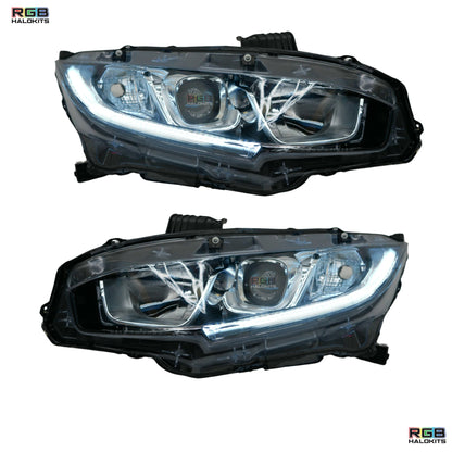 Honda Civic Multicolor Flow Series DRL Boards (2016-2021) - G5 | A20 | P2   - BX1-  DRIVEN - 10